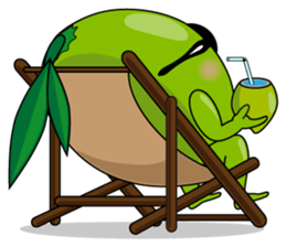 Coconut Man Vol,2 sticker #13903919