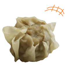 Chinese steamed dumplings. sticker #13904186