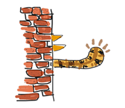 Cat tails tell you. sticker #13904199