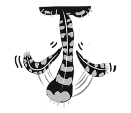 Cat tails tell you. sticker #13904200