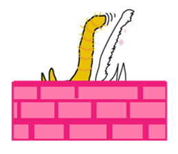 Cat tails tell you. sticker #13904202