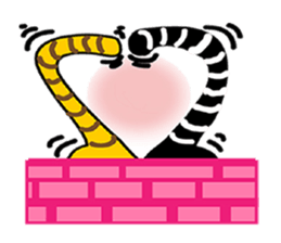 Cat tails tell you. sticker #13904219