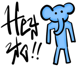 Elephant man sticker #13904614