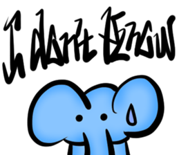 Elephant man sticker #13904615