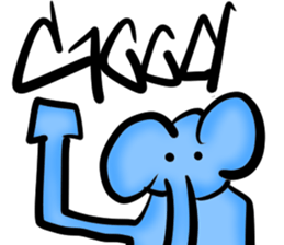 Elephant man sticker #13904618