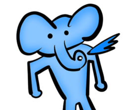 Elephant man sticker #13904621