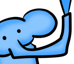 Elephant man sticker #13904623