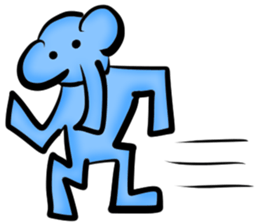 Elephant man sticker #13904627