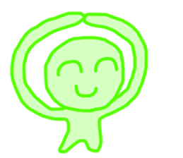 Green Man!! sticker #13905356