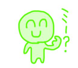 Green Man!! sticker #13905376