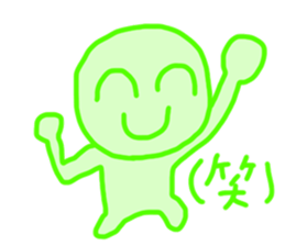 Green Man!! sticker #13905378