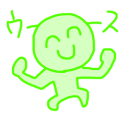 Green Man!! sticker #13905379