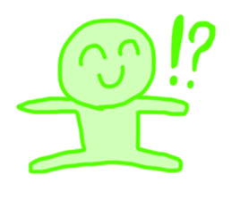 Green Man!! sticker #13905380