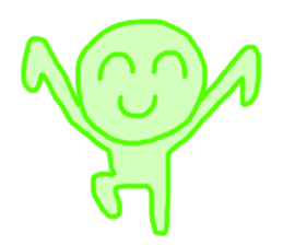 Green Man!! sticker #13905384