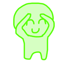 Green Man!! sticker #13905385