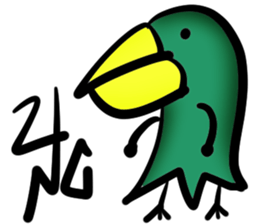 The Saucy Parrot sticker #13905606