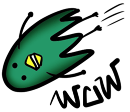 The Saucy Parrot sticker #13905612