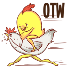 Weird Chicken sticker #13906153