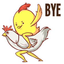 Weird Chicken sticker #13906154