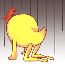 Weird Chicken sticker #13906155
