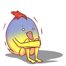 Weird Chicken sticker #13906175