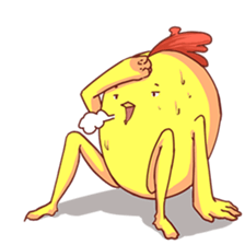 Weird Chicken sticker #13906180