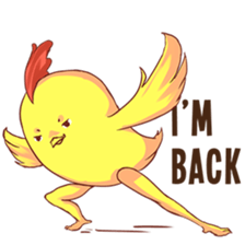 Weird Chicken sticker #13906186