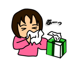 Girls who like science sticker #13906683