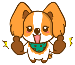 Cheeky Dog's life diary sticker #13907255