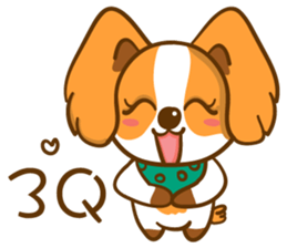 Cheeky Dog's life diary sticker #13907256