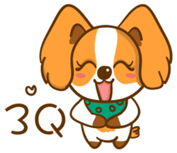 Cheeky Dog's life diary sticker #13907256