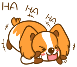 Cheeky Dog's life diary sticker #13907257