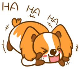 Cheeky Dog's life diary sticker #13907257