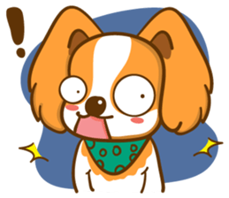Cheeky Dog's life diary sticker #13907258