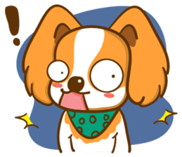 Cheeky Dog's life diary sticker #13907258