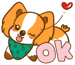 Cheeky Dog's life diary sticker #13907260