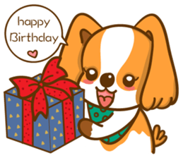 Cheeky Dog's life diary sticker #13907262