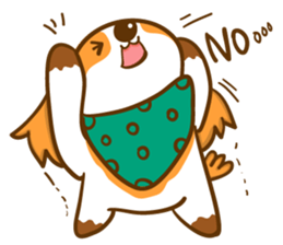 Cheeky Dog's life diary sticker #13907264