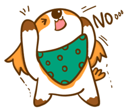 Cheeky Dog's life diary sticker #13907264