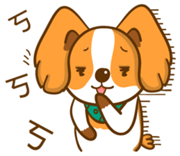 Cheeky Dog's life diary sticker #13907265