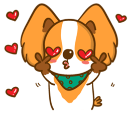 Cheeky Dog's life diary sticker #13907271