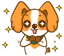 Cheeky Dog's life diary sticker #13907272