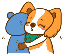 Cheeky Dog's life diary sticker #13907273