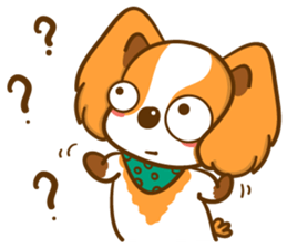 Cheeky Dog's life diary sticker #13907276