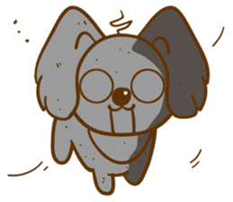 Cheeky Dog's life diary sticker #13907279