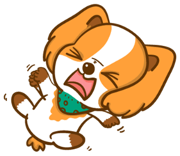 Cheeky Dog's life diary sticker #13907280