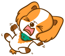 Cheeky Dog's life diary sticker #13907280