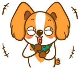 Cheeky Dog's life diary sticker #13907284