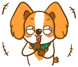 Cheeky Dog's life diary sticker #13907284