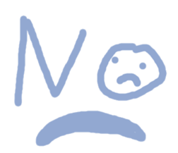 Serenity blue man sticker #13907937